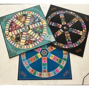 Trivial Pursuit Board Game Boards Set of 3 Never Used NOS